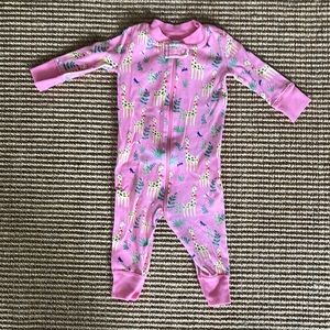 Hannah Andersson Baby Girl Pink Giraffe Pajamas
